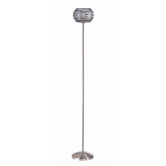 Donovan  Torchiere Lamp in Polished Steel