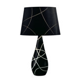 Dorotea  Table Lamp in Black