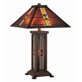 Farah  Table Lamp in Dark Bronze