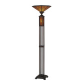 Odessa Torch Lamp in Dark Bronze