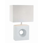 Kub  Table Lamp in White