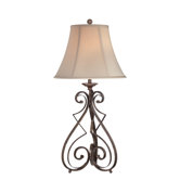 Gibson One Light Table Lamp in Black
