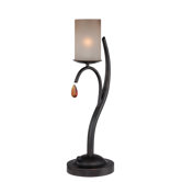 Ainsley One Light Table Lamp in Dark Bronze
