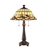 Kyleigh Two Light Table Lamp in Dark Bronze