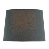 Fabric Drum Lamp Shade in Black