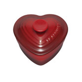 Stoneware Heart Ramekin with Lid