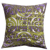 Press Cotton Print Edgeworth Pipe and Tile Pillow