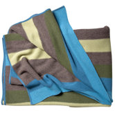 Alpaca Wool Multi Stripe Throw