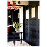 Chantilly Black Wallpaper by Laurence Llewelyn-Bowen