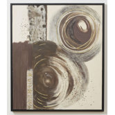 Hand Painted Orbit Canvas Art