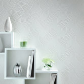Paintable Pure Wallpaper in White