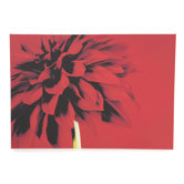 Red Dahlia Printed Canvas Art - 30" X 40"