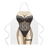 Black Lingerie Apron
