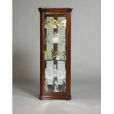 Concave Corner Curio Cabinet
