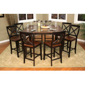 Rosetta 9 Piece Counter Height Dining Set