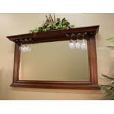 Riviera Mirror in Suede