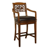 Francisco Bonded Leather Stool