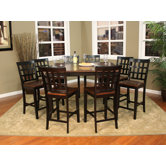 Rosetta 9 Piece Counter Height Dining Set