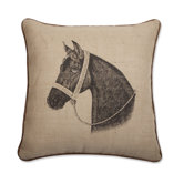 Horse 18" x 18" Pillow in Java