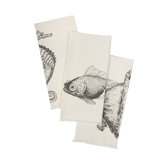 Bath Sea Life Hand Towels in Charcoal (Set of 3)