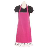 Stiletto Women's Apron in Bright Pink