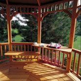 Combination Cedar Bench