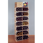 Country Pine Bin 168 Bottle Wine Rack