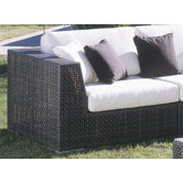 Soho Patio Corner Lounge Chair with Cushion