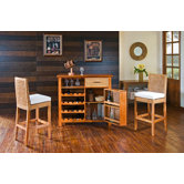 Pegasus Bar and Barstool Group with Cushions