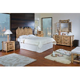 Havana Bamboo Panel 4 Piece Bedroom Collection
