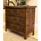 Polynesian 3 Drawer Dresser