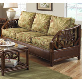 Cancun Palm Sofa with Cushions