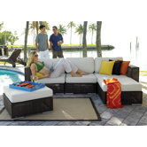 Soho 5 Piece Deep Seating Group with Cushions