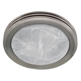 Saturn Brushed Nickel Bathroom Fan