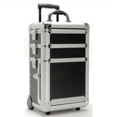 3-Tray Beauty Case with Movable Dividers