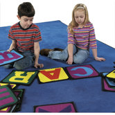 Educational Buidling Blocks Kids Rug