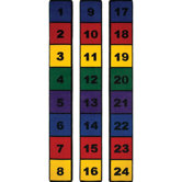 Educational Line Up Kids Rug
