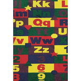 Educational ABC123'S Kids Rug
