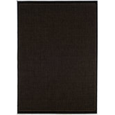 Recife Saddle Stitch Black Cocoa Rug