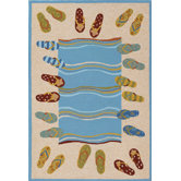 Outdoor Escape Sand/Multi Sandals Rug