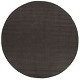 Recife Saddle Stitch Black Cocoa Rug
