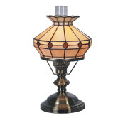 Tiffany Bistro 1 Light Oil Table Lamp
