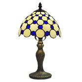 Tiffany Bistro 1 Light Small Circles Table Lamp