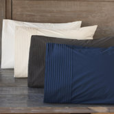 Pin Tuck Percale 300 Thread Count Pillowcase (Set of 2)