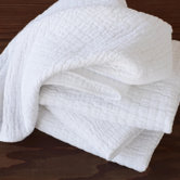 Ruched Muslin Burp Cloth (Set of 4)