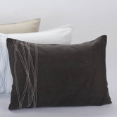 Motion Embroidery Linen Pillowcase Set