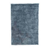 Illusions Sky Blue Shag Rug