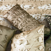 Metallica Liquid Ruching &nbsp;Decorative Pillow