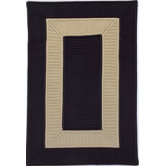 Tournament Black/Linen Rug