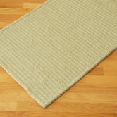 Solid Chenille Soft Green Kids Rug
